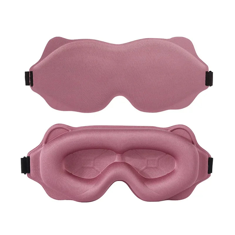 3D Sleep Eye Mask — Memory Foam, 100% Blackout