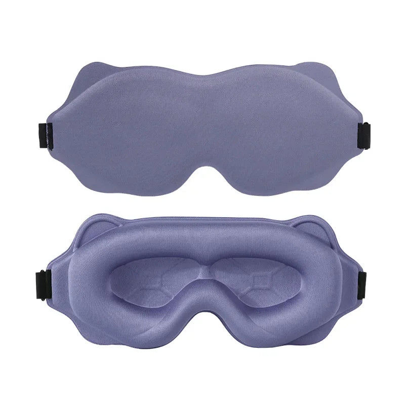 3D Sleep Eye Mask — Memory Foam, 100% Blackout