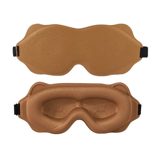 3D Sleep Eye Mask — Memory Foam, 100% Blackout