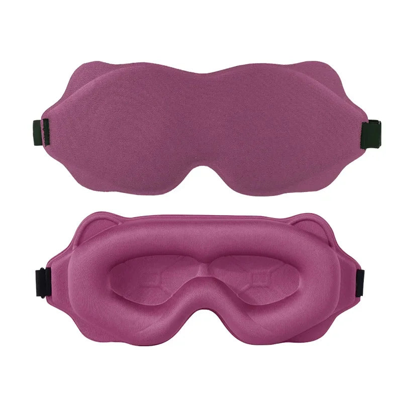 3D Sleep Eye Mask — Memory Foam, 100% Blackout