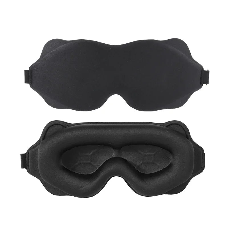 3D Sleep Eye Mask — Memory Foam, 100% Blackout